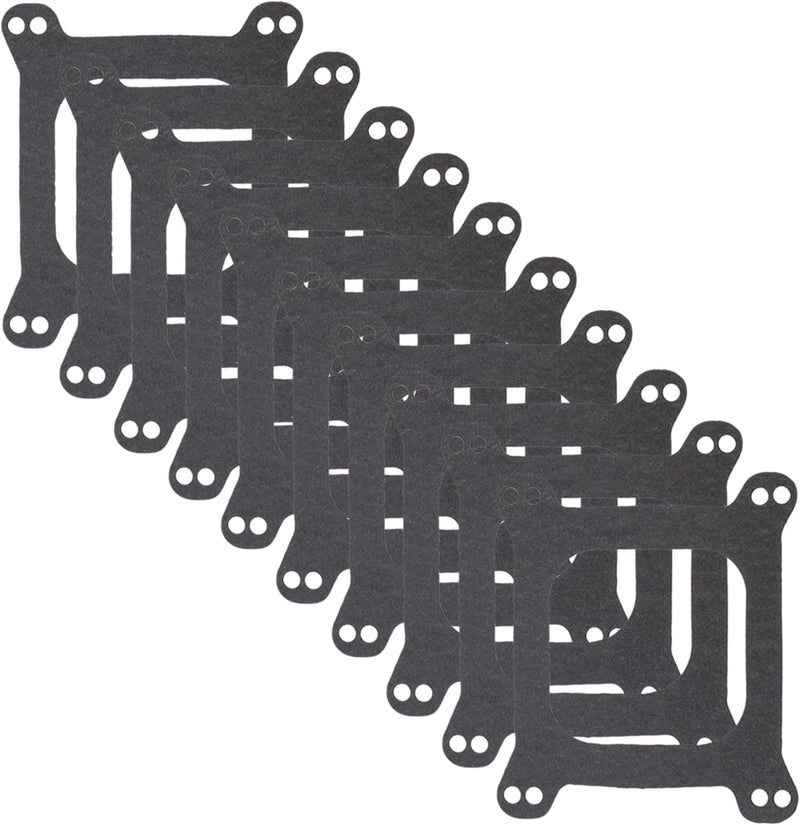 BEONEO 10 Pack Holley Carburetor Base Gaskets 1900 Carburetor Mounting Gasket Open 4 bbl 1/16" Thick Fit For SBC BBC 350 - Image 1